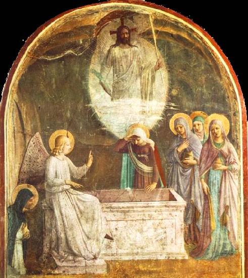 ANGELICO  Fra Resurrection of Christ and Women at the Tomb oil painting image